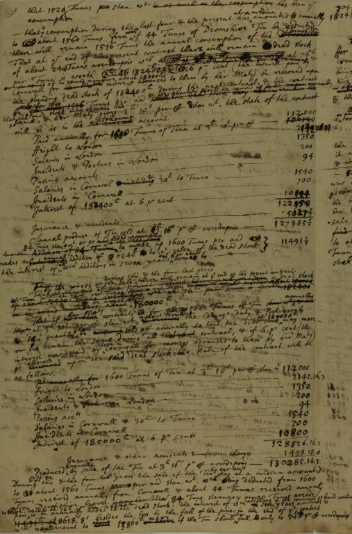 Copy ofNewton's letter to the miners (draft), NLI